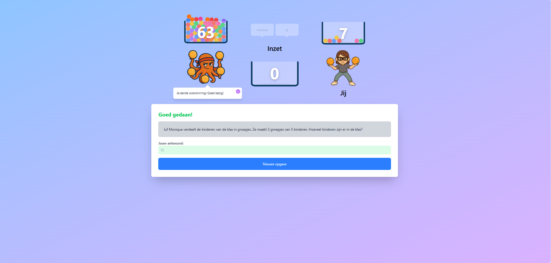 Rekenbaas schermafbeelding