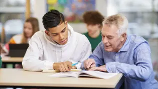 Docent en student middelbaar beroepsonderwijs Docent en student middelbaar beroepsonderwijs