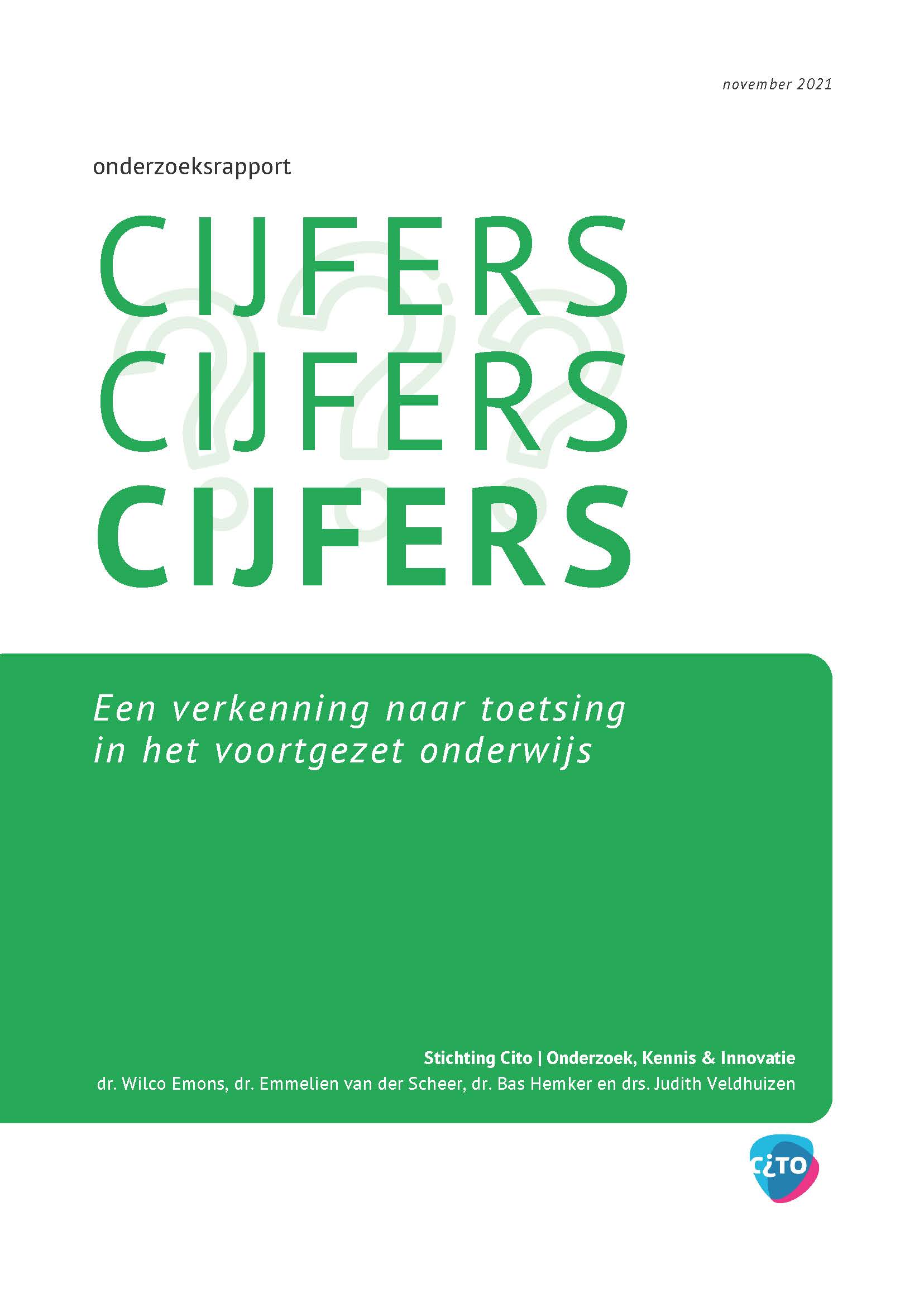 CitoLab - onderzoek Cijfers cijfers