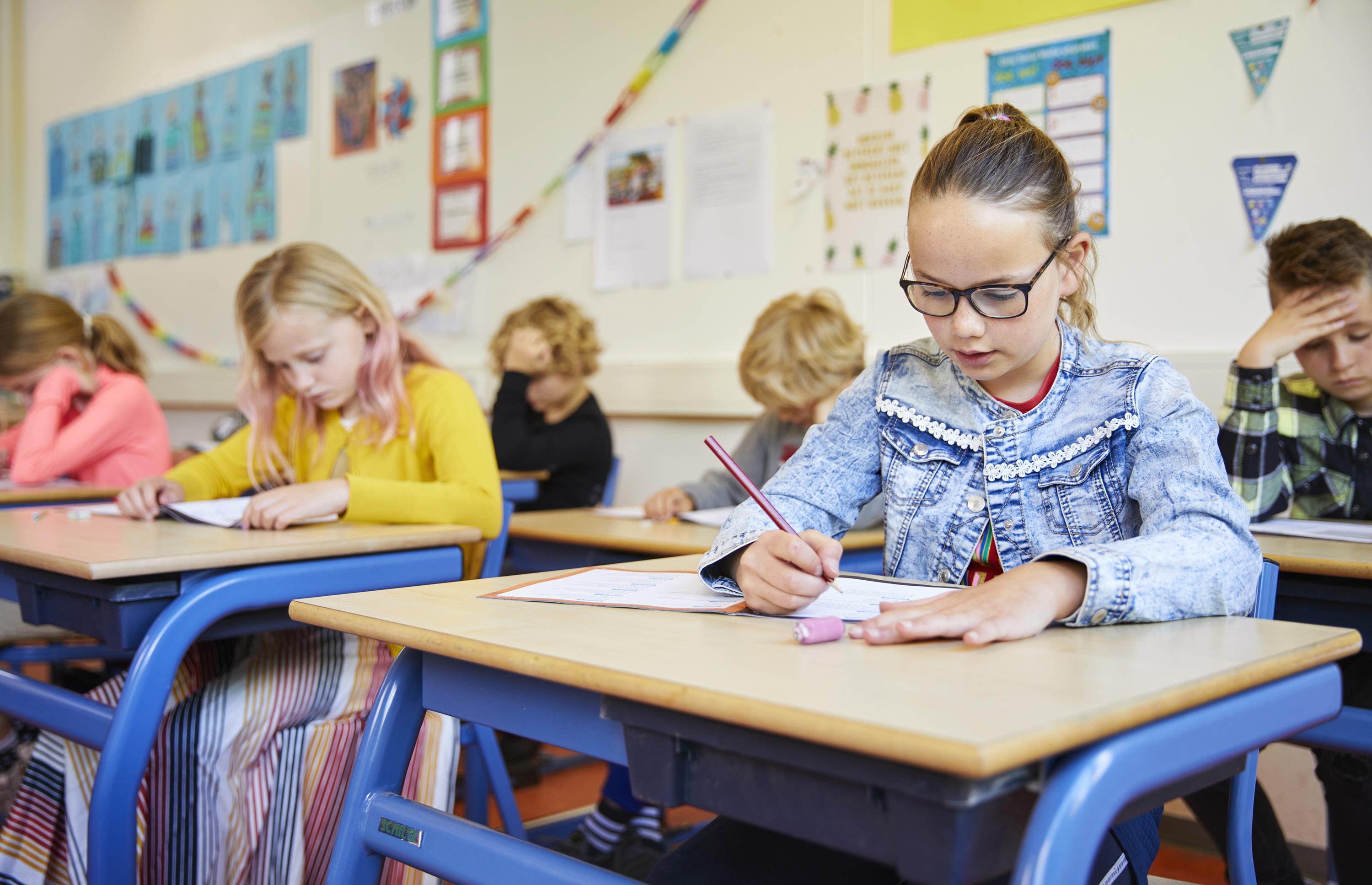 Leerlingen primair onderwijs in de klas
