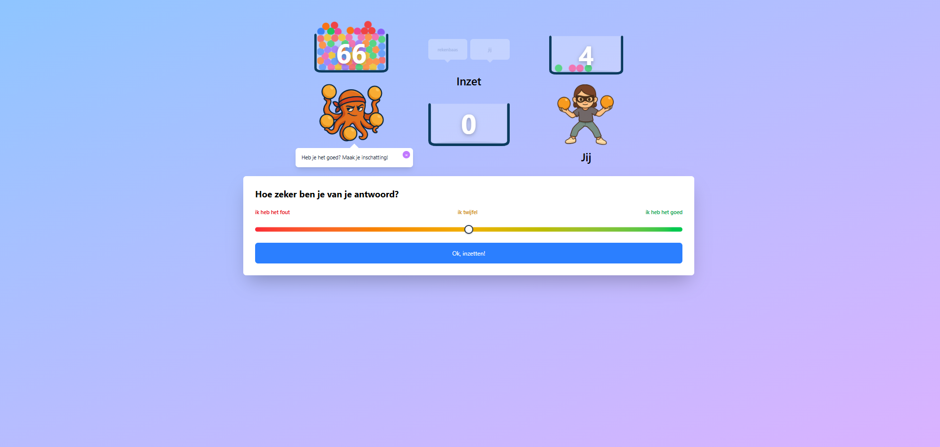 Rekenbaas schermafbeelding