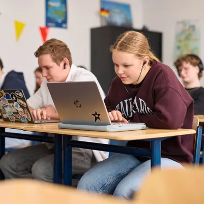 Leerlingen in de les Leerlingen in de les
