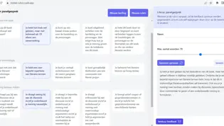 Screenshot met Automatische Feedback