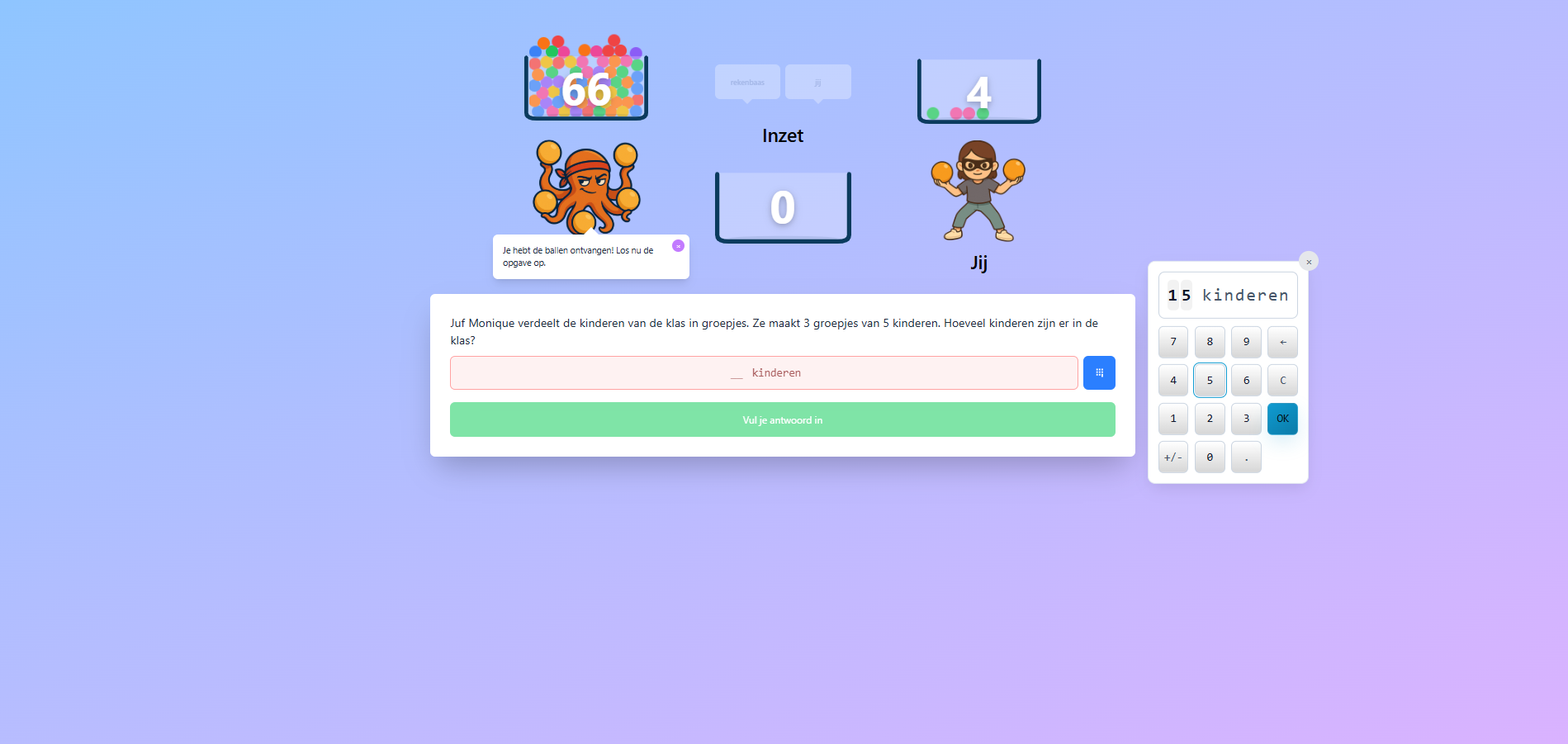 Rekenbaas schermafbeelding