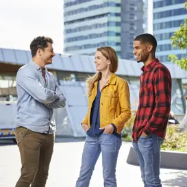 Studenten buiten Studenten buiten