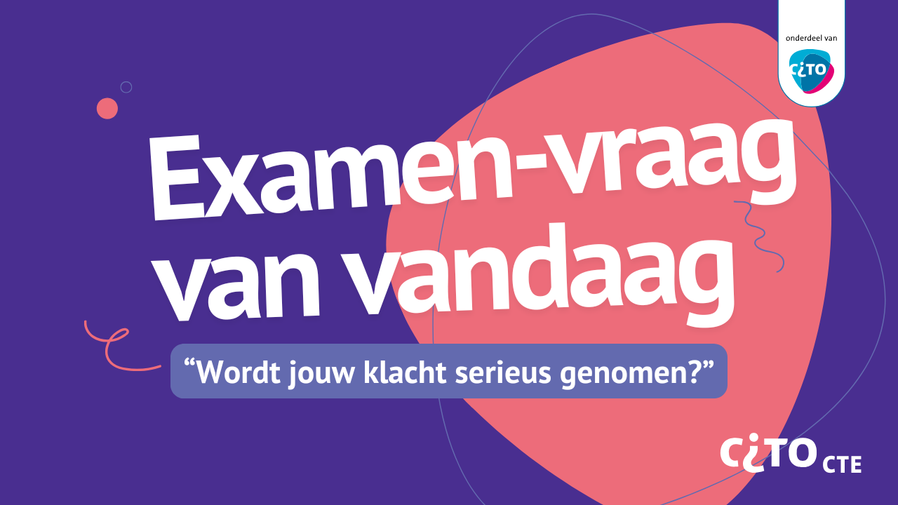 Wordt jouw klacht serieus genomen?