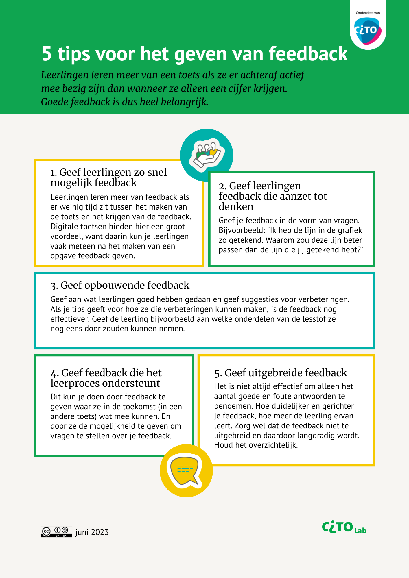 5 tips voor het geven van feedback